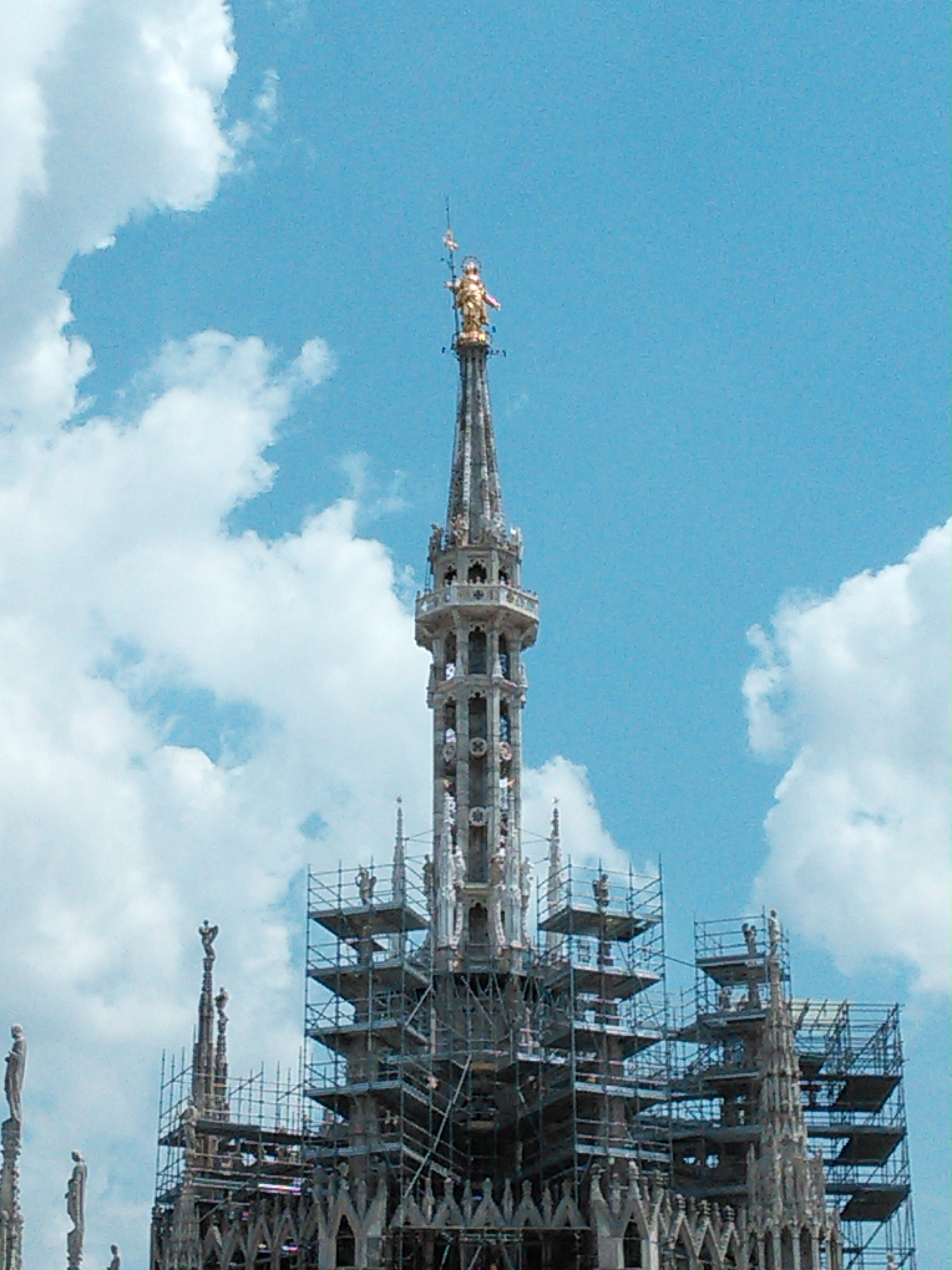 Duomo Virgin Mary spire
