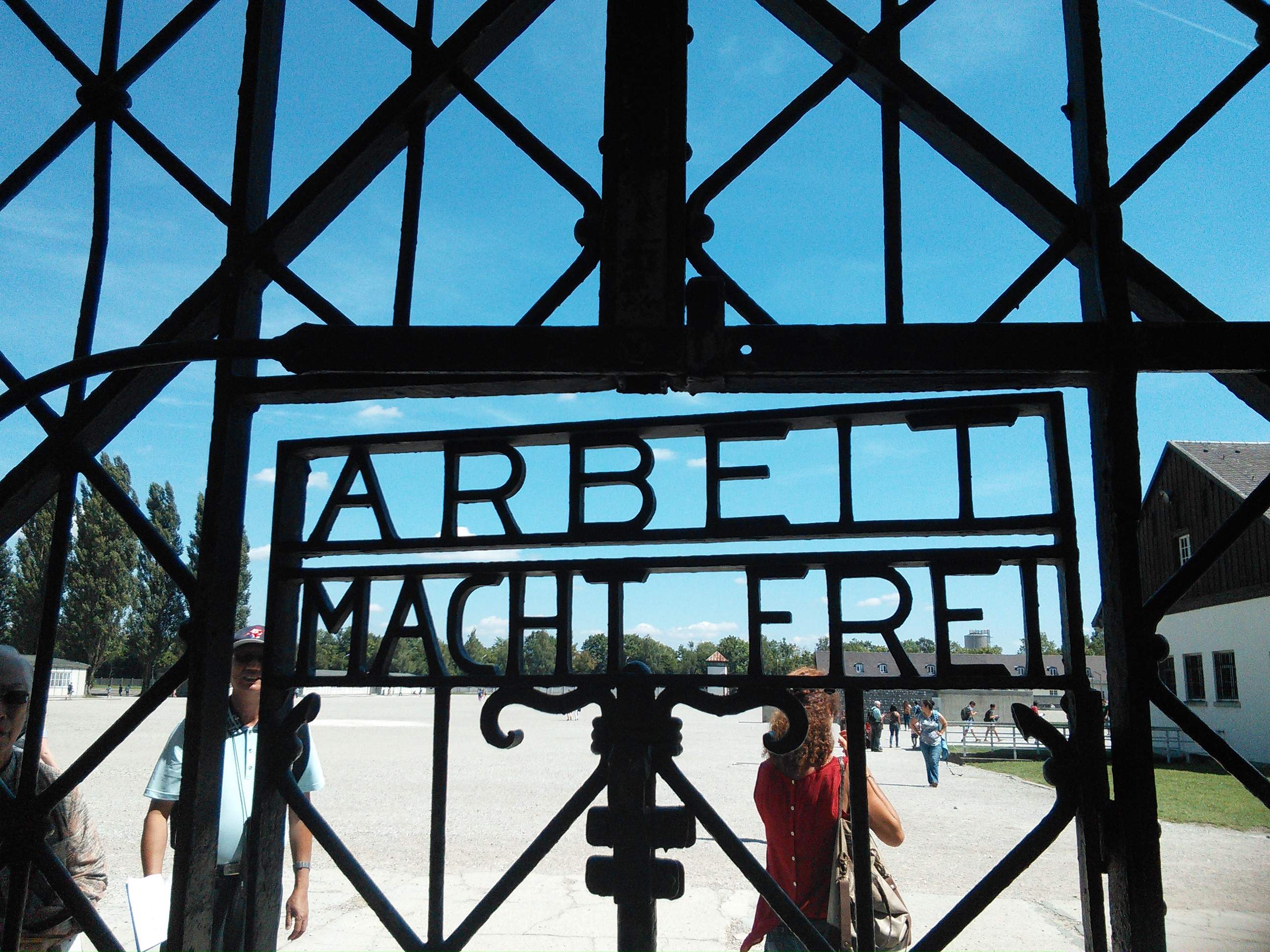 Dachau gate - Work Makes Freedom